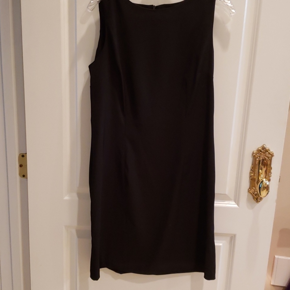 Black shift dress